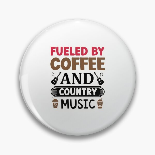 Item preview, Fuelled by coffee and country music designed and sold by Made-by-Gus.