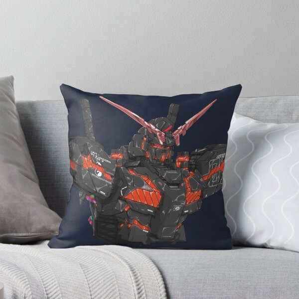 Artikelvorschau, Schwarz-rotes Einhorn-Gundam-Kunst - Anime-Mecha-Design entworfen und verkauft von deveerei.