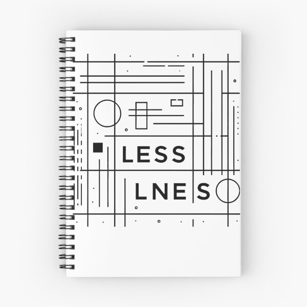 Item preview, Abstract Geometric Typography T-Shirt - LESS LINES designed and sold by LessLines.