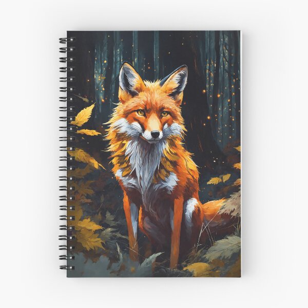 Item preview, The fox is sitting in the forest designed and sold by JoraArt.
