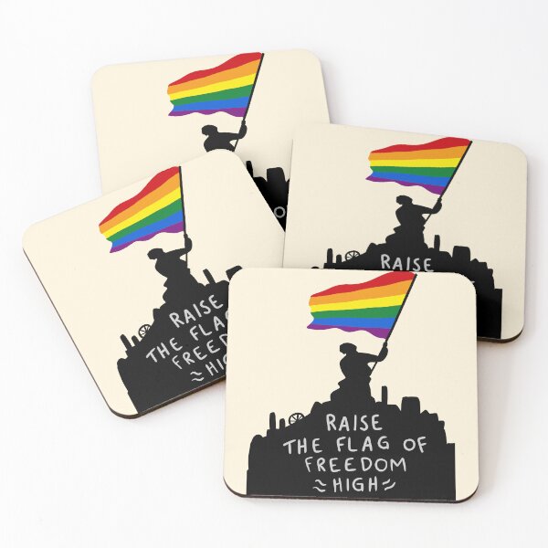 Item preview, Les Mis Barricade - Pride Flag designed and sold by byebyesally.