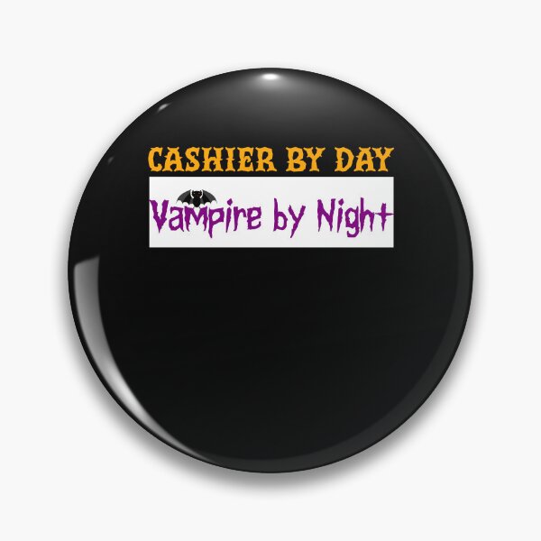 Item preview, Funny Halloween Cashier Life Cashier By Day Vampire By Night Women Men  designed and sold by clothesy7.