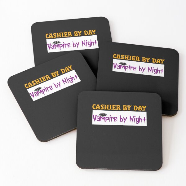 Item preview, Funny Halloween Cashier Life Cashier By Day Vampire By Night Women Men  designed and sold by clothesy7.
