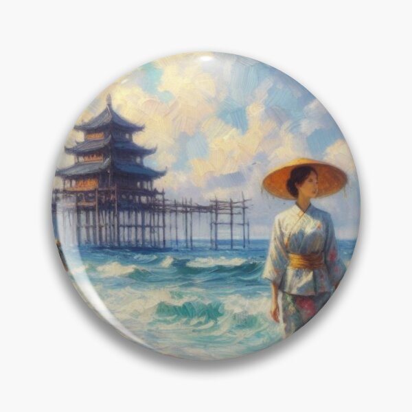 Item preview, Japanese Beach Scene designed and sold by Remnant2000.