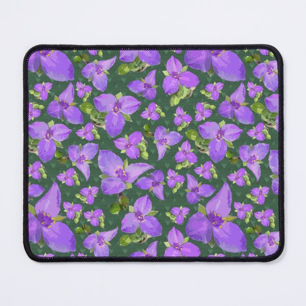 Item preview, Spiderwort Flowers on Teal designed and sold by Art in My Loft.
