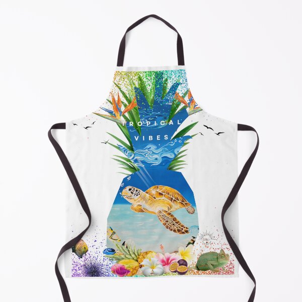 Item preview, Tropical vibes, sea turtle designed and sold by GabiVitryArt.