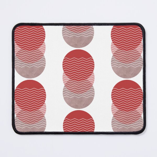 Item preview, Waveling circles in red designed and sold by Jehzca.