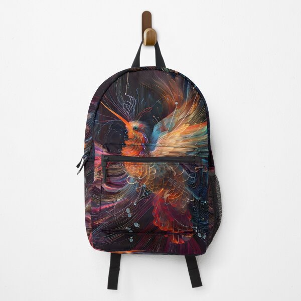 Item preview, Flight of Fantasy: Surreal 3D Hummingbird Haven designed and sold by AI-Only Creations.
