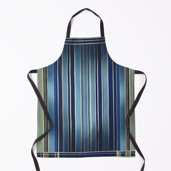 Item preview, Retro Striped background in blue and gold designed and sold by Julia Rudens.