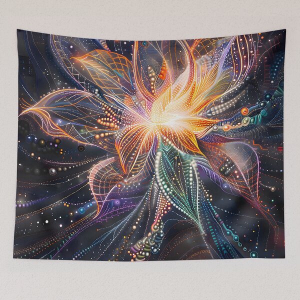 Item preview, Botanical Reverie: Surreal 3D Blossoming Flower designed and sold by AI-Only Creations.