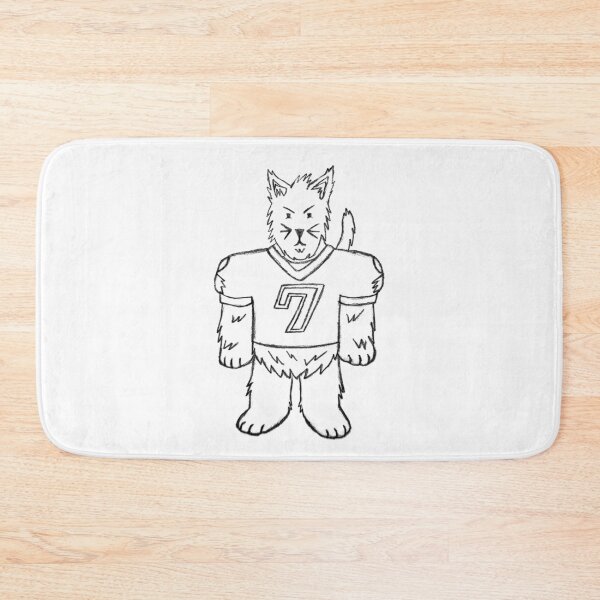 Item preview, Scruffy Football Cat (Light) designed and sold by M-F-T-F.