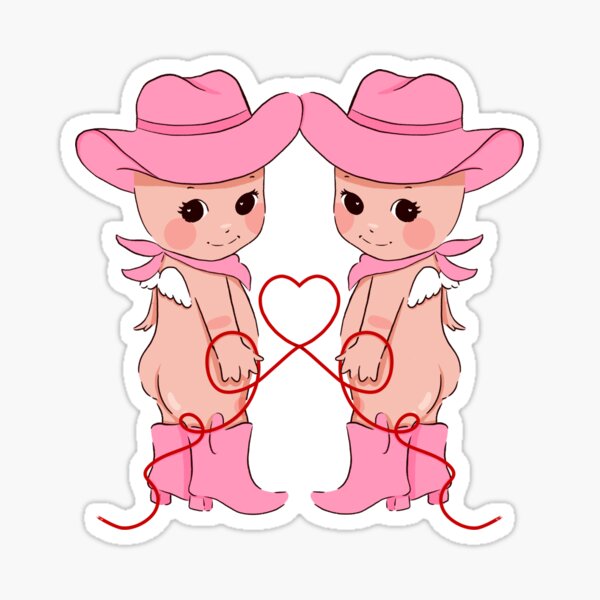 Item preview, Cowgirl Cherubs |  Pink Cowgirl   designed and sold by KittyStrand.