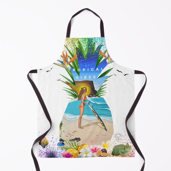 Item preview, Tropical vibes, island surfer designed and sold by GabiVitryArt.