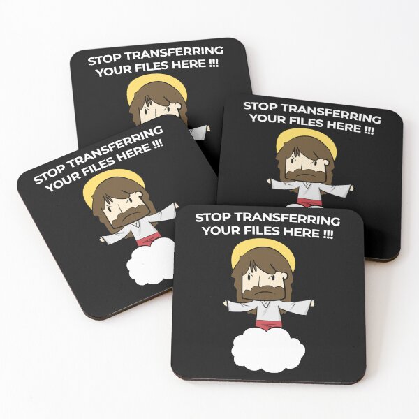 Item preview, Jesus Christ Stop transferring your files here designed and sold by GeekStorie.