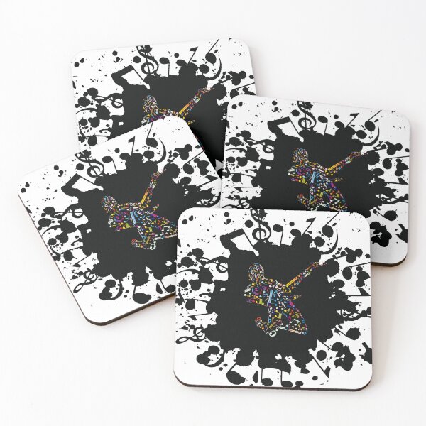 Artikelvorschau, Musikmusiker im Performance-Modus Sticker entworfen und verkauft von BrightrDayMusicArt.