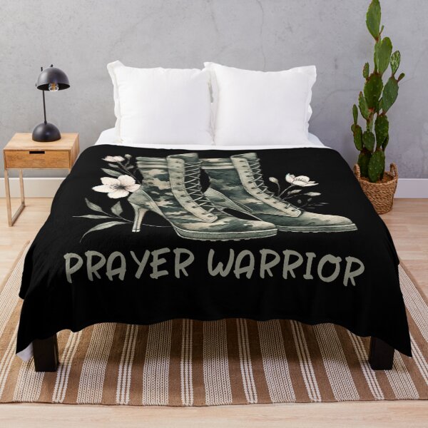 Item preview, Camo Heels Prayer Warrior Religious Woman Church Service designed and sold by Chmielayka.