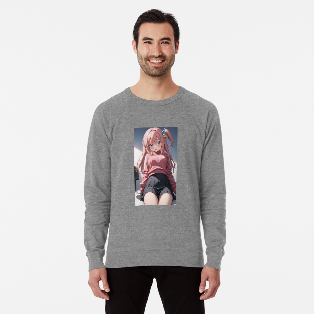 Item preview, Sweatshirt léger designed and sold by iloveanimechibi.