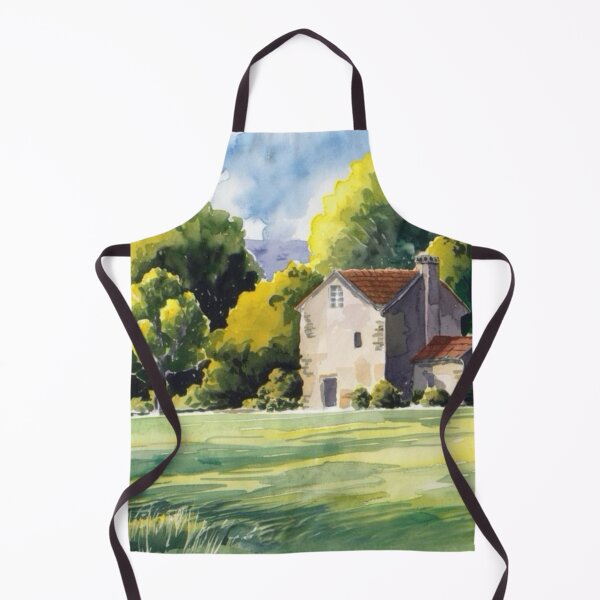 Item preview, French Countryside Landscape No. 15 | Charming Watercolor Art Print…By Carraann designed and sold by CARRAANN.
