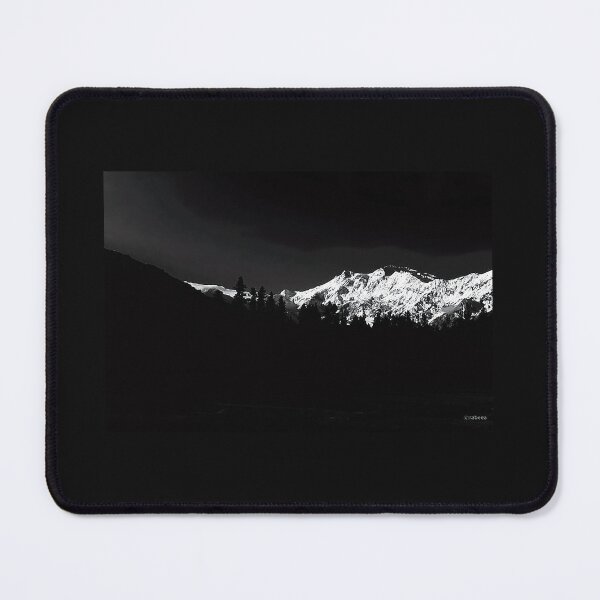 Item preview, Black and White Nanga Parbat Mountain designed and sold by RabeeasArtSpace.