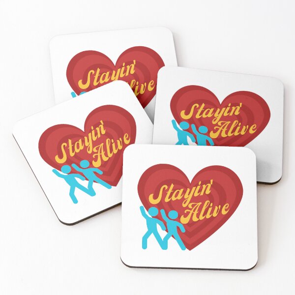 Item preview, Staying Alive Dance Red Heart designed and sold by thisisalearcila.