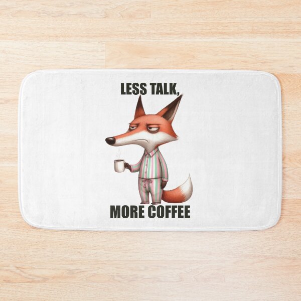 Item preview, Less Talk, More Coffee designed and sold by BanShopDG.