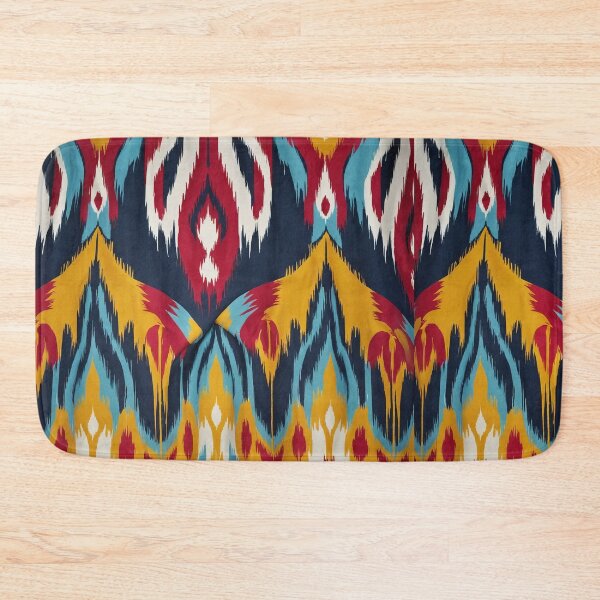 Item preview, This captivating image takes us on a vibrant ikat journey pattern00001 designed and sold by Wannaprasert.