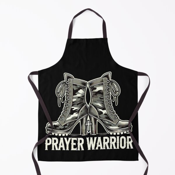 Item preview, Camo Heels Prayer Warrior Religious Woman Church Service designed and sold by Chmielayka.