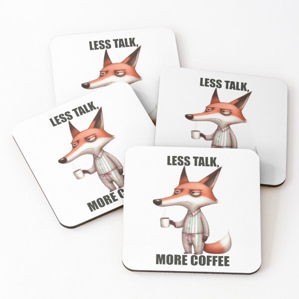Item preview, Less Talk, More Coffee designed and sold by BanShopDG.