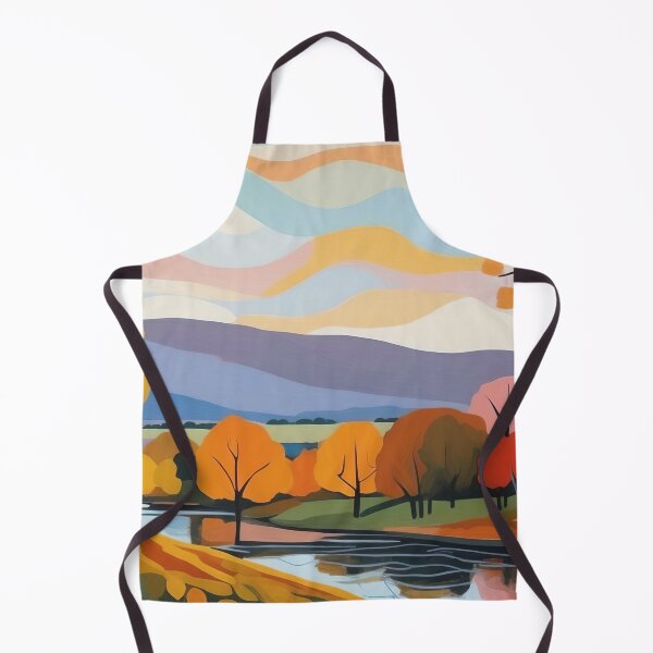 Item preview, Autumn's Palette: Vivid Hues and Tranquil Waters designed and sold by ArtComixHaven.