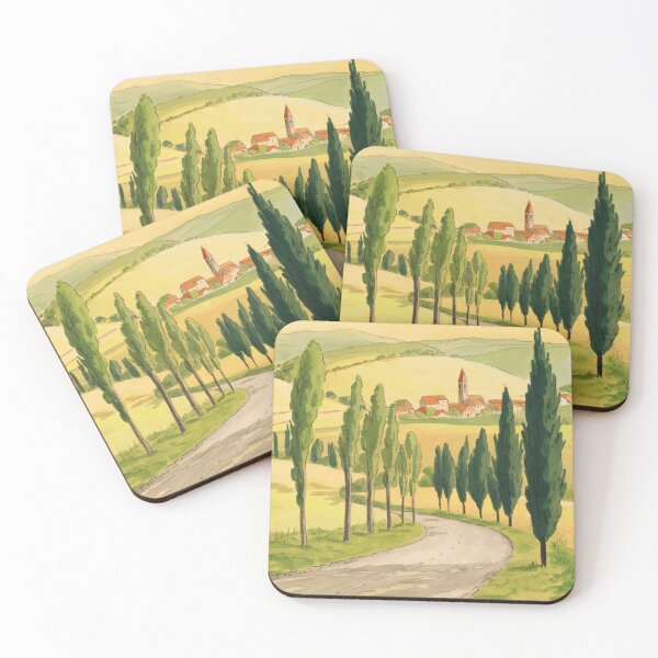 Item preview, French Countryside Landscape No. 8 | Watercolor Art Charming Print…By Carraann designed and sold by CARRAANN.