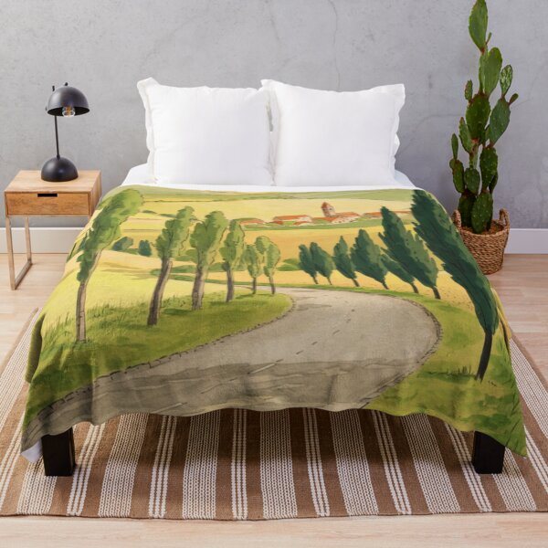 Item preview, French Countryside Landscape No. 8 | Watercolor Art Charming Print…By Carraann designed and sold by CARRAANN.
