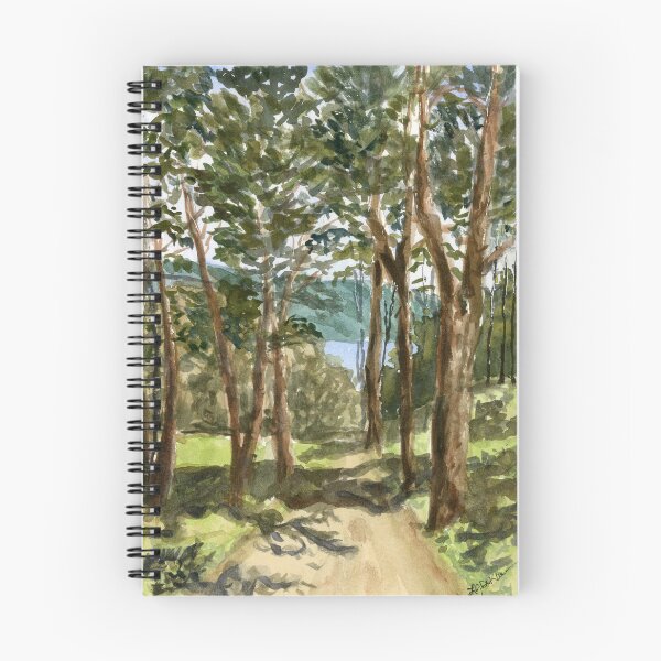 Item preview, Wooded Path Watercolor at Legion of Honor designed and sold by Artbydekloe.