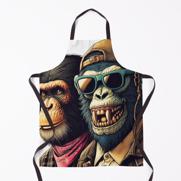 Item preview, The ape friends in an urban design designed and sold by PixelCraftDSG.