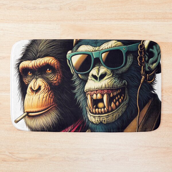 Item preview, The ape friends in an urban design designed and sold by PixelCraftDSG.