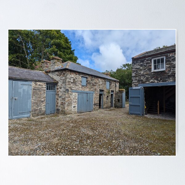 Item preview, Beautiful unspolt cobbled court yard with farm or stable buildings, Isle of Man designed and sold by CLHawley.