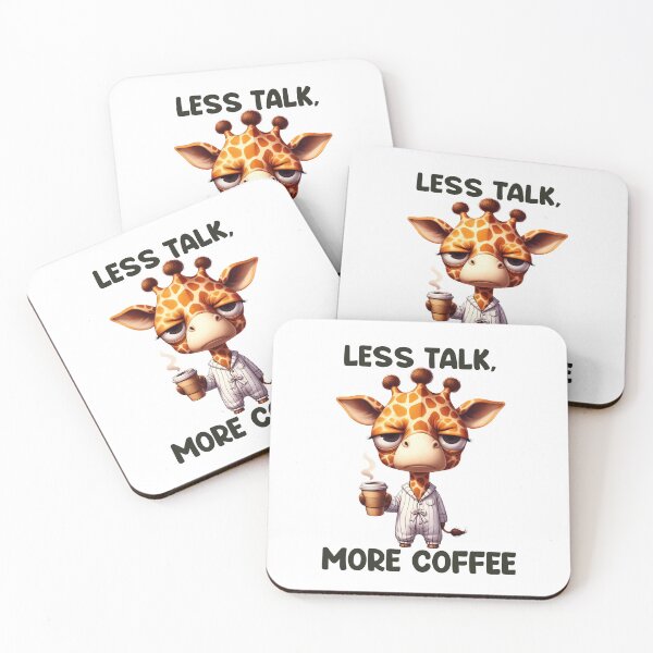 Item preview, Less Talk, More Coffee designed and sold by BanShopDG.