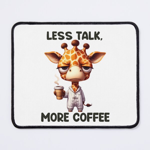 Item preview, Less Talk, More Coffee designed and sold by BanShopDG.