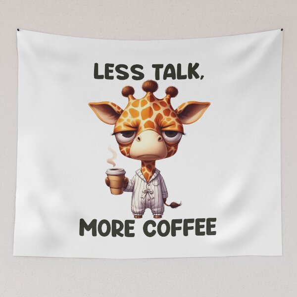 Item preview, Less Talk, More Coffee designed and sold by BanShopDG.