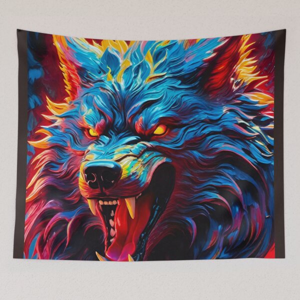 Item preview, Glowing Werewolf  designed and sold by MatrixTattoo.