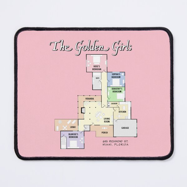 Item preview, The Golden Girls Floor Plan designed and sold by ABSTRACT-IVISM.