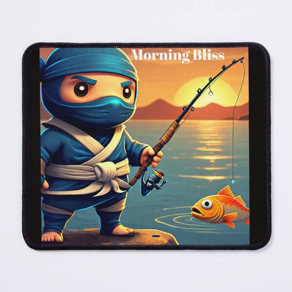 Item preview, Ninja Gone Fishing Morning Bliss. designed and sold by Highhocreations.