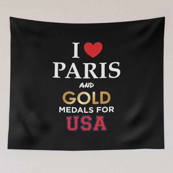 Item preview, I Love Paris and Gold Medals for USA designed and sold by SoulArtDesign.