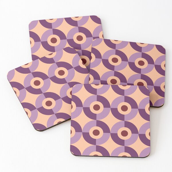 Item preview, Warning tension - Array of quarter circles in fuchsia tones designed and sold by visualsignus.