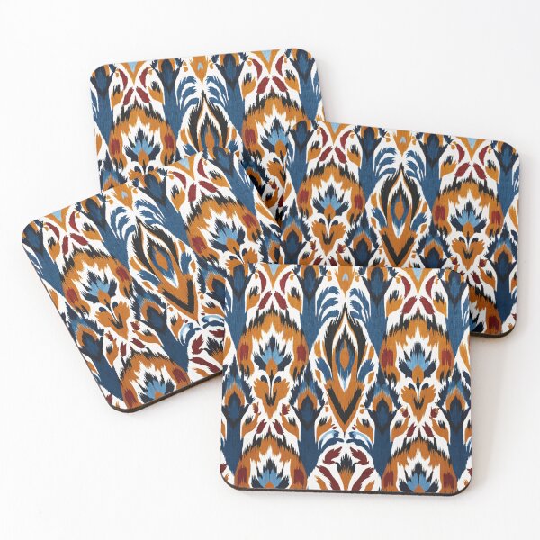 Item preview, This captivating image takes us on a vibrant ikat journey designed and sold by Wannaprasert.