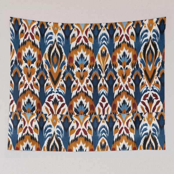 Item preview, This captivating image takes us on a vibrant ikat journey designed and sold by Wannaprasert.