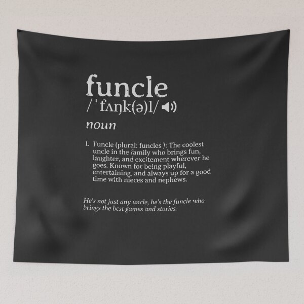 Item preview, Funcle Definition Unisex T-Shirt, Funny Uncle Shirt, Perfect Gift for Cool Uncles, Casual Wear for All Ages designed and sold by Sir Meow Meow.