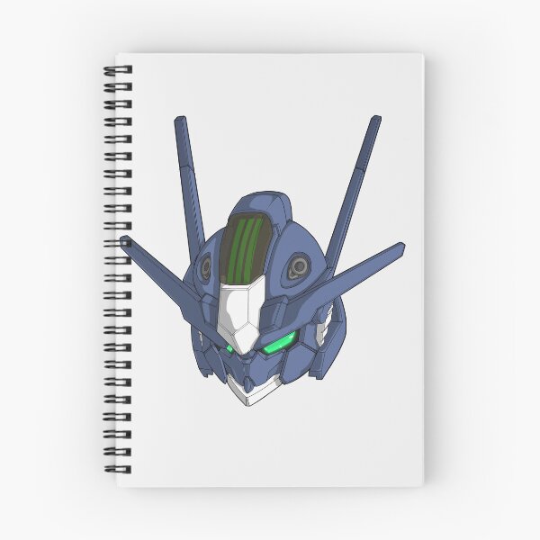 Item preview, Blue SD Style Witch of Mercury Gundam Head - Cute Anime Mech Design designed and sold by deveerei.