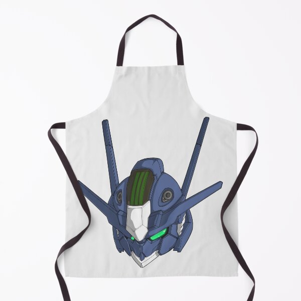 Item preview, Blue SD Style Witch of Mercury Gundam Head - Cute Anime Mech Design designed and sold by deveerei.