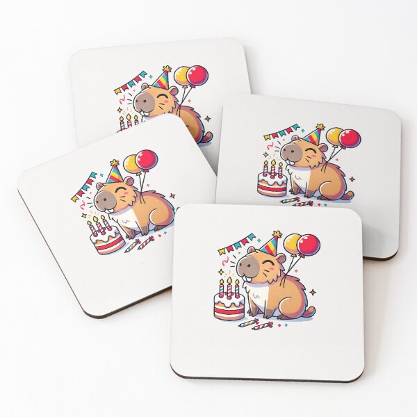 Item preview, capybara birthday designed and sold by creativechaster.
