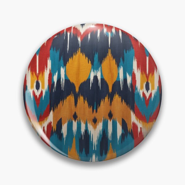 Item preview, This captivating image takes us on a vibrant ikat journey designed and sold by Wannaprasert.